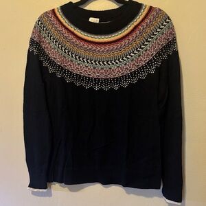 Multicolor Patterned Women's Sweater